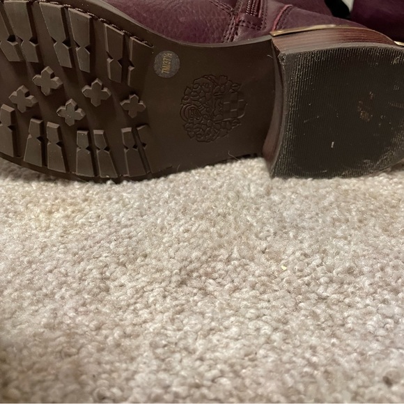 BNIB Vince Camuto Windy Moto Boots Dark purple 7 M - Picture 6 of 6